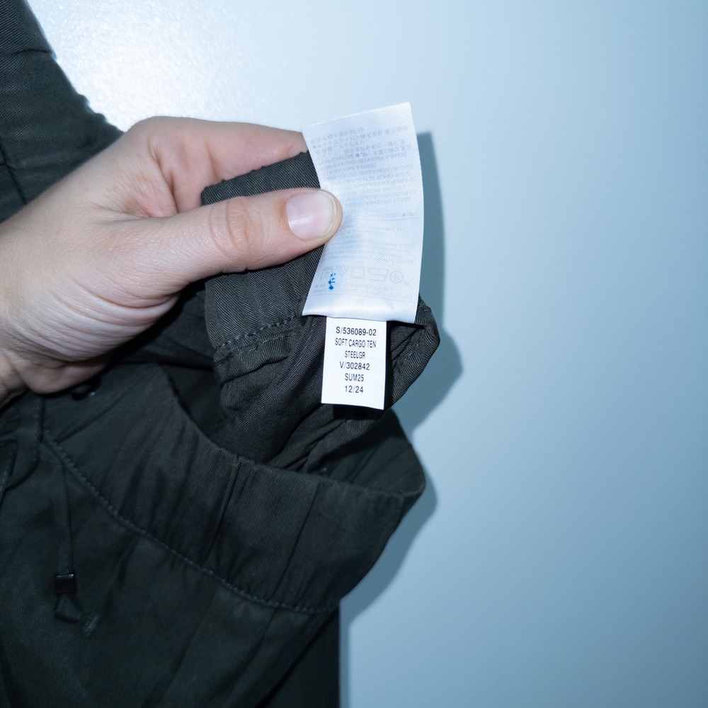 Banana Republic Steel Green Soft Tencel Cargo Joggers Size Medium‎ - Picture 10 of 10